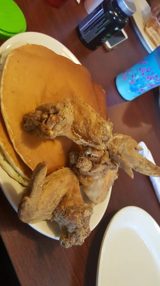 Chicken Wings and Pancakes